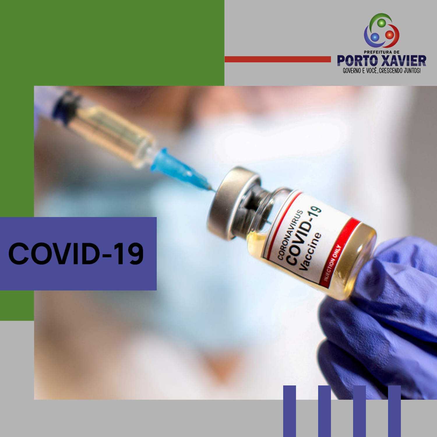 A SECRETARIA MUNICIPAL DE SAÚDE SE PREPARA PARA RECEBER AS PRIMEIRAS DOSES DA VACINA CONTRA A COVID-19